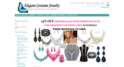 Desktop Screenshot of elegantcostumejewelry.com